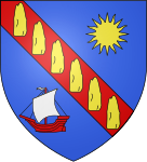 Blason ville fr Carnac (Morbihan)